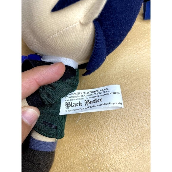 Black Butler Ciel Plush Great Western Anime Stuff Animal - Picture 4 of 5
